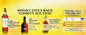 Whisky Charity Auction, the whisky bar kl, the Macallan 12 YO Rehoboam 4.5L, the Dalmore 1981 Matusalem and Glenfarclas The Family Casks 1974.
