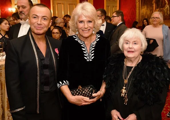 The Duchess of Cornwall attended the Julien Macdonald Fashion Show held for the benefit of National Osteoporosis Society at Lancaster House