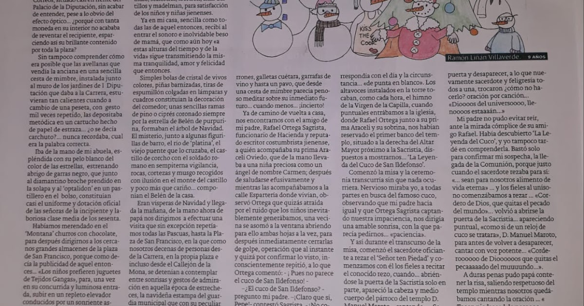 BAILÉN INFORMATIVO "La Leyenda del Cuco de San Ildefonso", por José