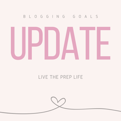 2016 Blogging Goals Update | Live The Prep Life