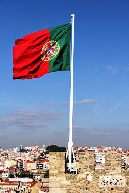 Zamek Sao Jorge w Lizbonie