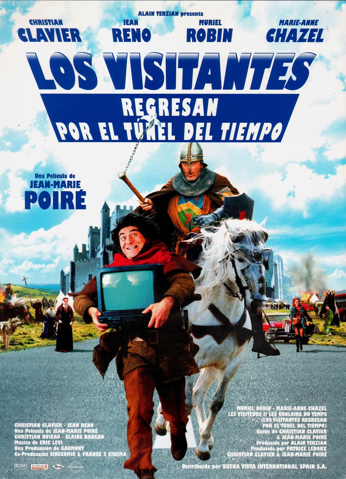 Les Couloirs Du Temps Les Visiteurs 2 Affiches - Photos d'exploitation - Bandes annonces: Les couloirs du