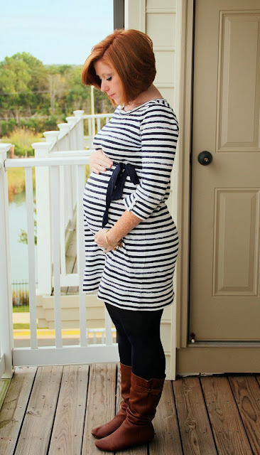 A Little Bolt of Life: Who Says Pregnant People Can't Wear Stripes?