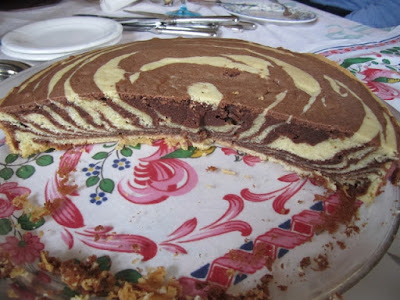 Zebra cake vanille chocolat