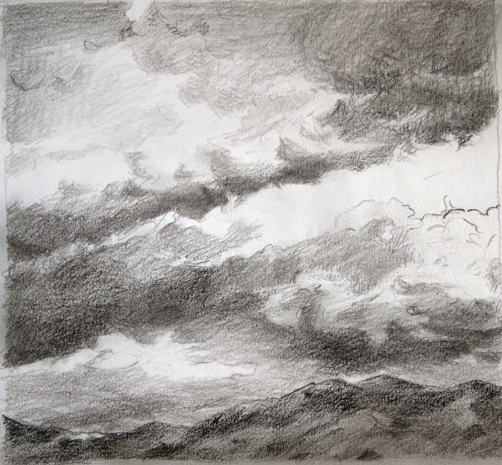 Рисунок к стихотворению в бурю. Облака карандашом. Небо карандашом. Облака рисунок карандашом. Небо Графика.