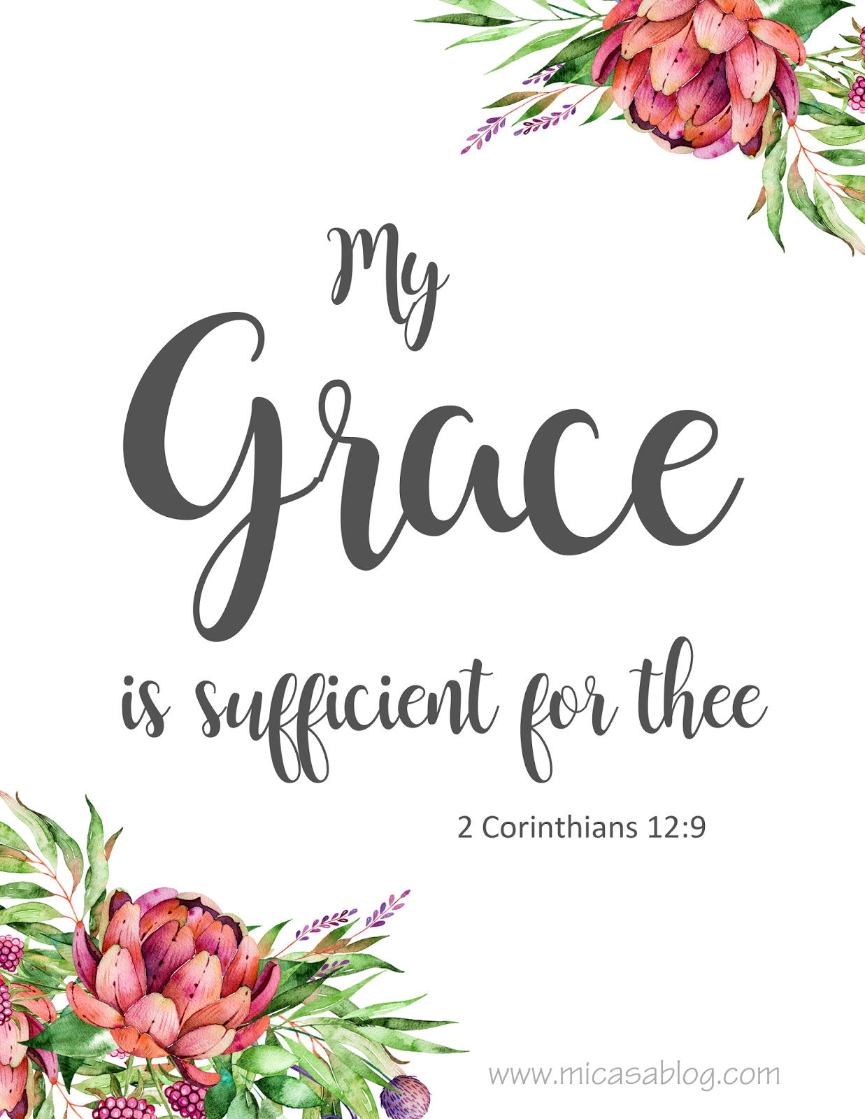 Mi Casa My Grace is Sufficient For Thee