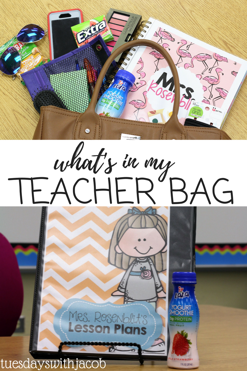 What's in my teacher bag? Tuesdays with Jacob