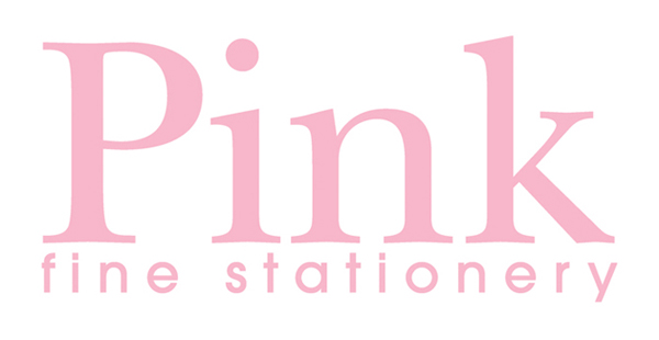 pink fine stationery