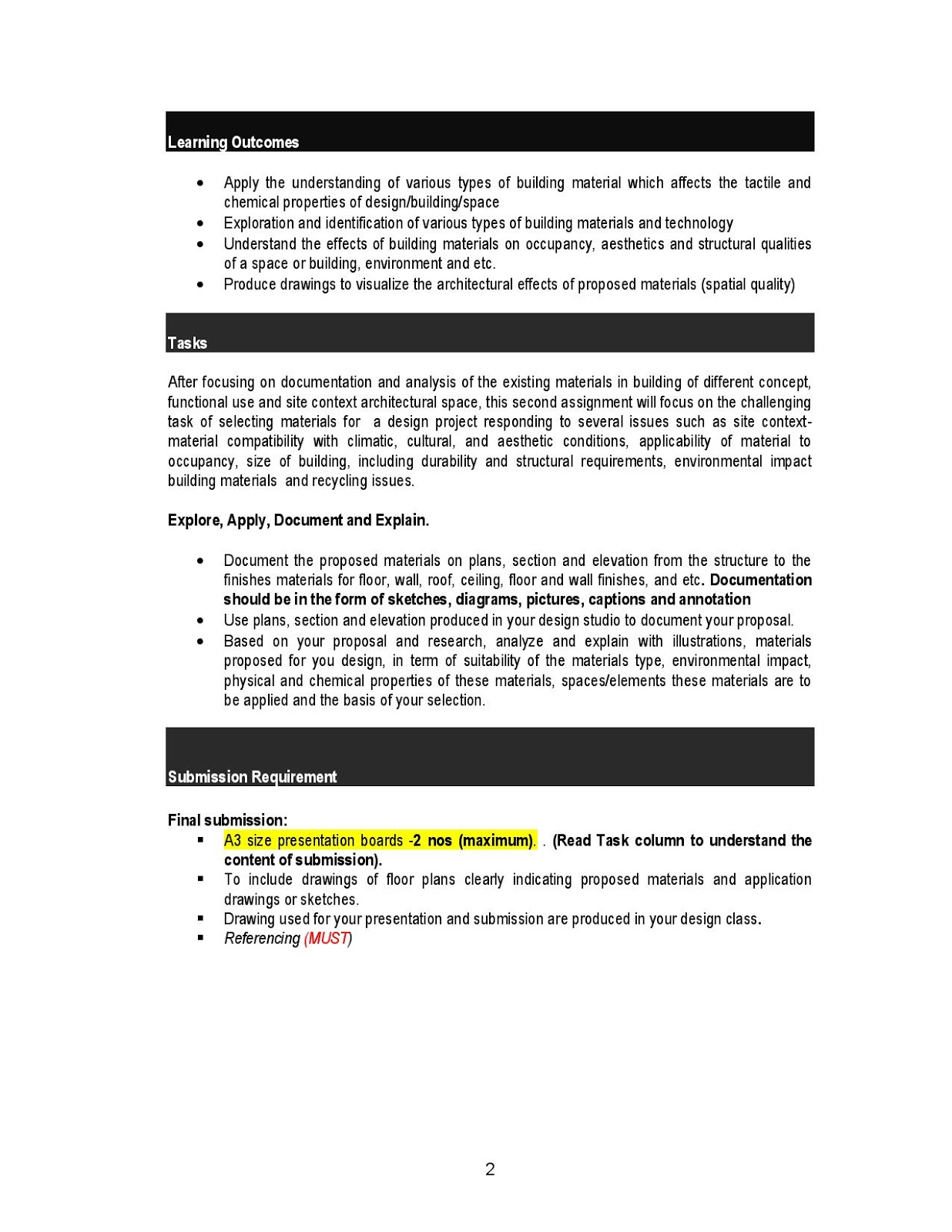 Architecture EPortfolio Project 2 Integrated Material Solution Brief