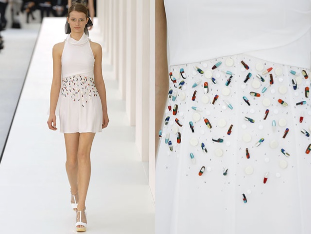 The Terrier and Lobster: Chanel Spring 2007 Pill Embroidered Dresses