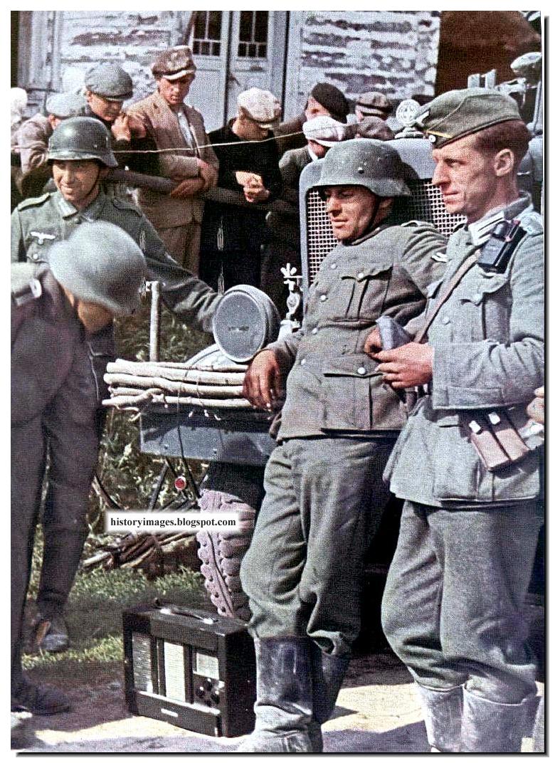 world war 2 german soldiers in color