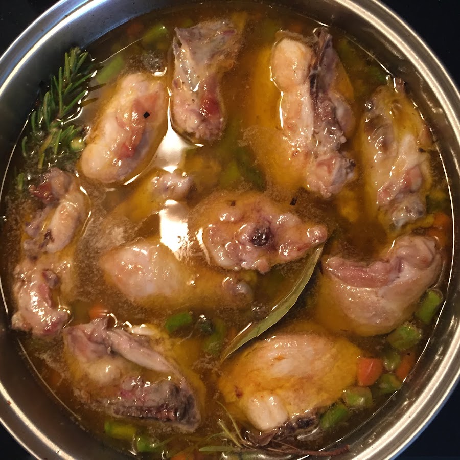 Pollo en escabeche de naranja