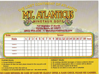 Mount Atlanticus Miniature Golf in Myrtle Beach - 'The Best Mini Golf Course in the World'! From Pat Sheridan / The Putting Penguin