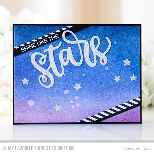 Handmade card from Keeway Tsao featuring the August 2017 Release from My Favorite Things #mftstamps