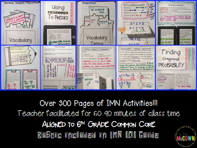 Kelly McCown: Middle School Interactive Math Notebook {Grade 7}