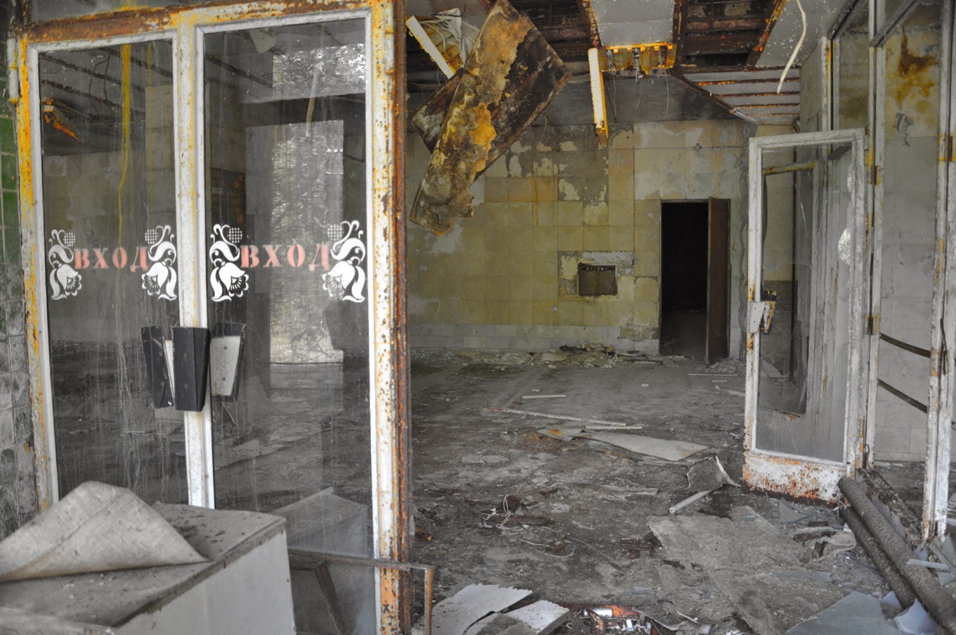 Pripyat Chernobyl Ukraine ghost town inside cinema czernobyl prypeć