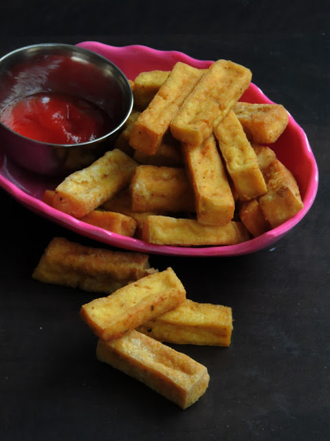 Tofu fingers, Fried tofu fingers