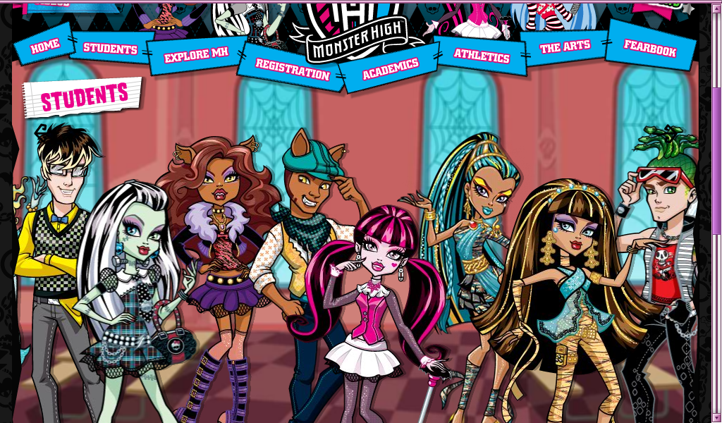 Monster High a tope Nuevas monster high