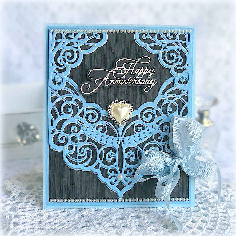 Creating from the Heart: ♥ Elegant Happy Anniversary ♥