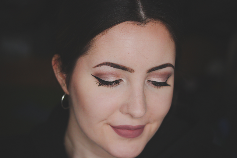 bronze brown makeup look tutorial