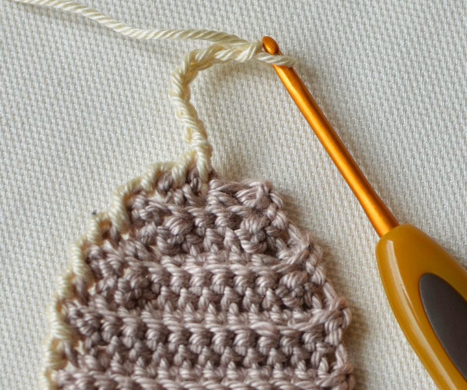 crocheted loop for a button
