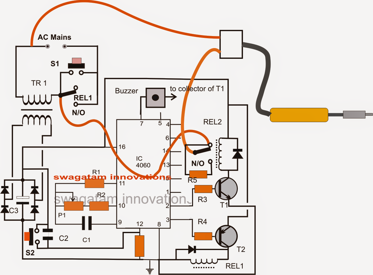 Automatic Soldering Iron Power Shut OFF Circuit | Circuit Diagram Centre