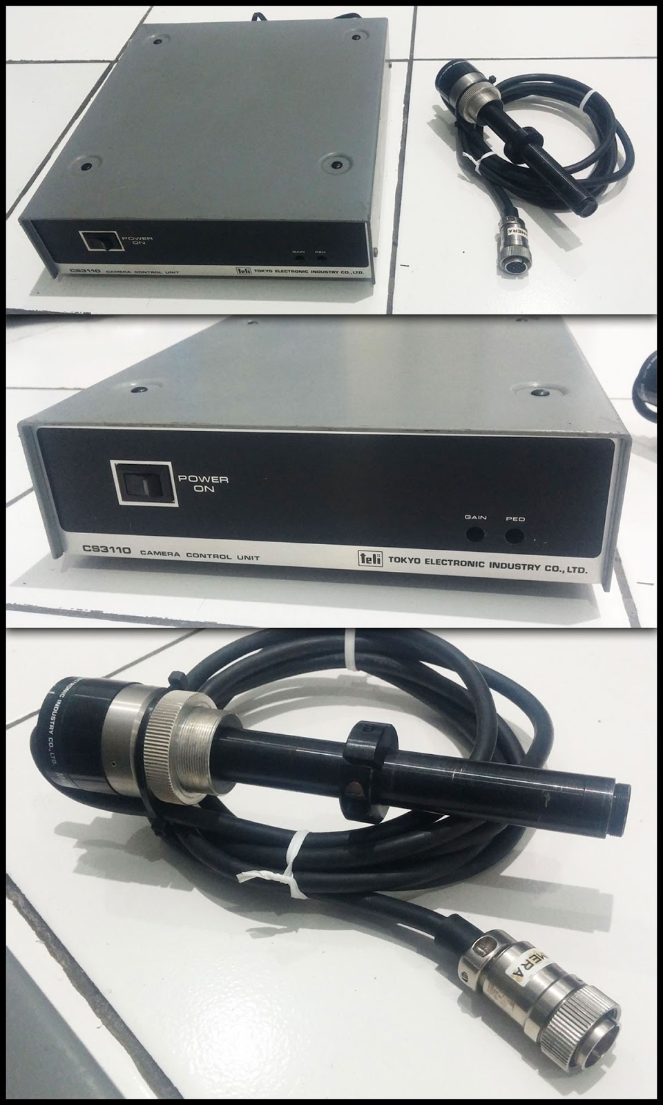 2nd MACHINE Industrial Micro Camera Video, Monochrome, CS3110, TELI