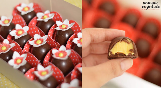 Trufas decoradas para vender + opções de recheios