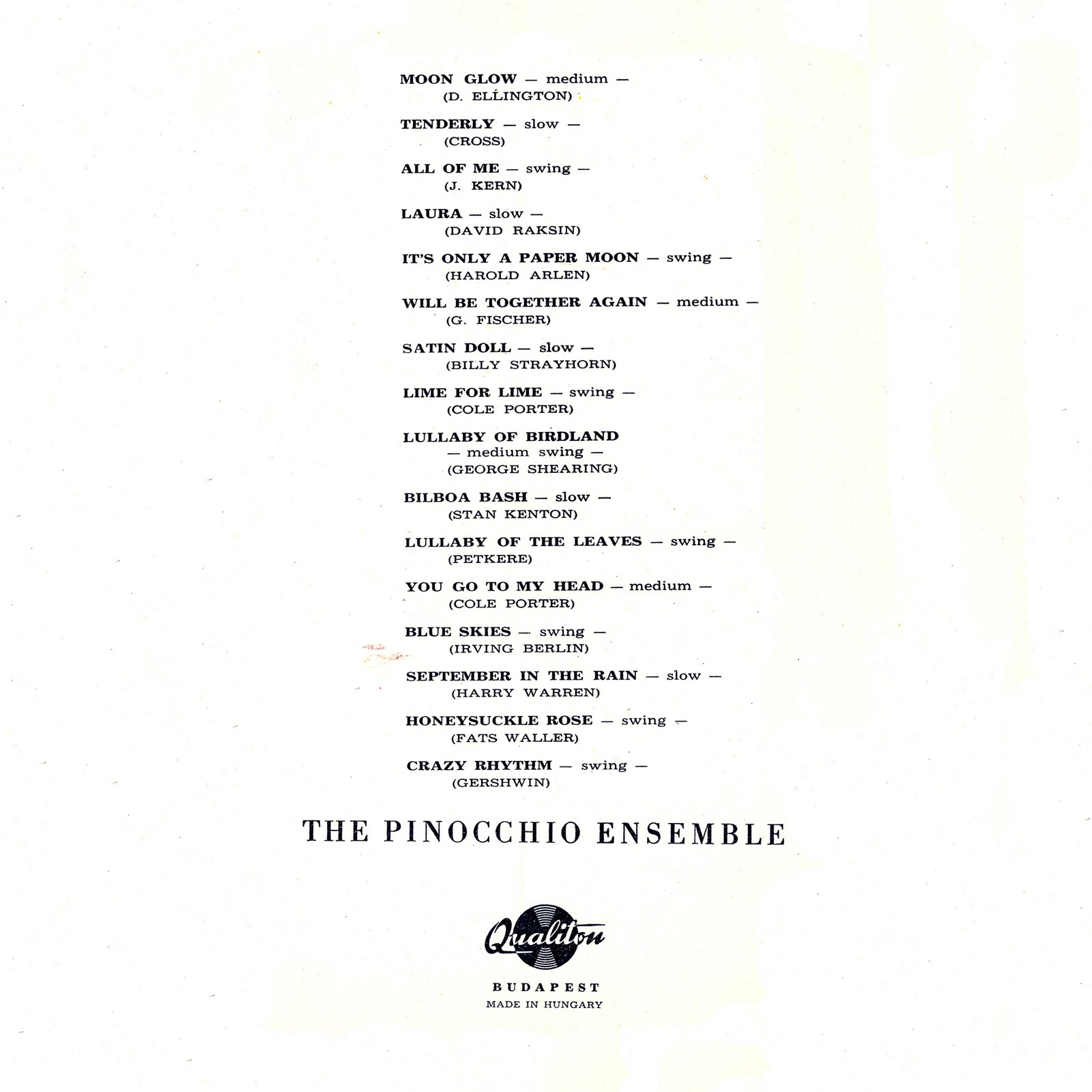 pinocchio story lyrics