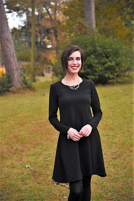 dressing up a little black dress