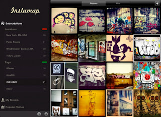 Esplora le foto per luogo o per Tag di Instagram con l'app Instamap per iPad.