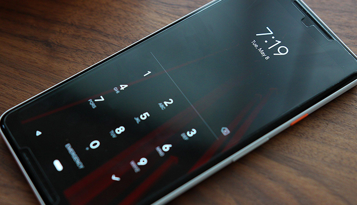 seguridad de pantalla de bloqueo en android