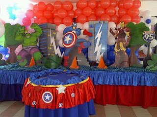 Decoracion Fiestas Infantiles Los Vengadores, Salones