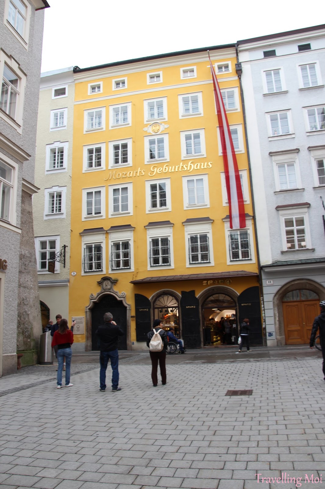 Travelling Moi Mozart's House in Salzburg