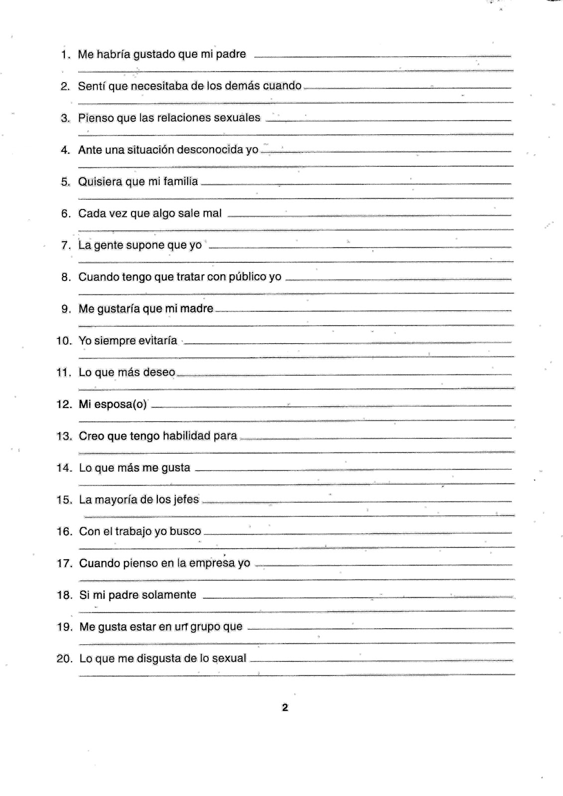 PSICOPEDAGOGIA LA PRUEBA FRASES "FIGS"