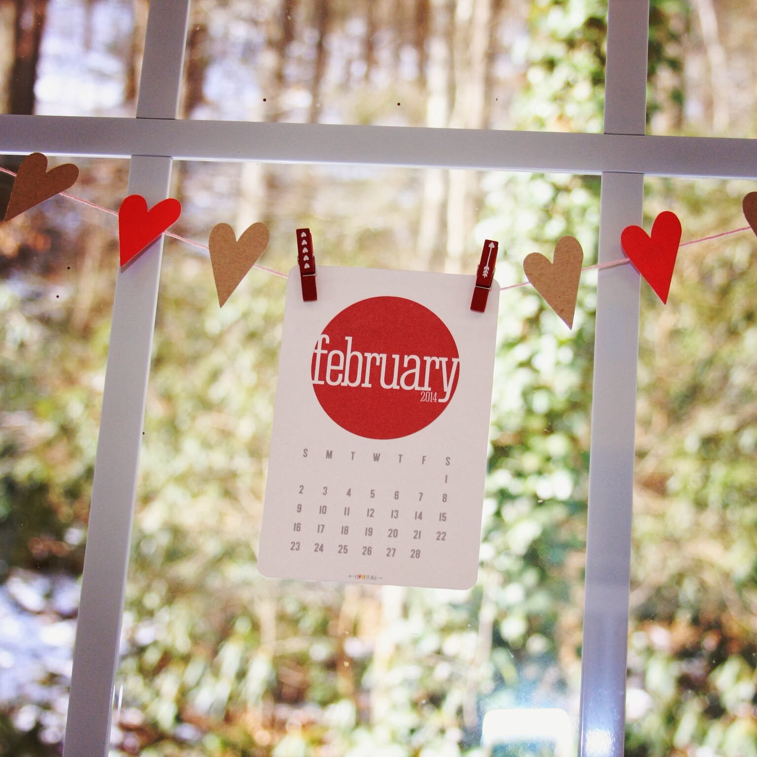 February Calendar Cutie | iloveitallwithmonikawright.com