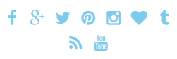 font awesome social icons