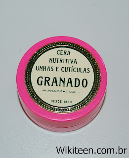 cera nutritiva para unhas e cutículas granado pharmacias pink