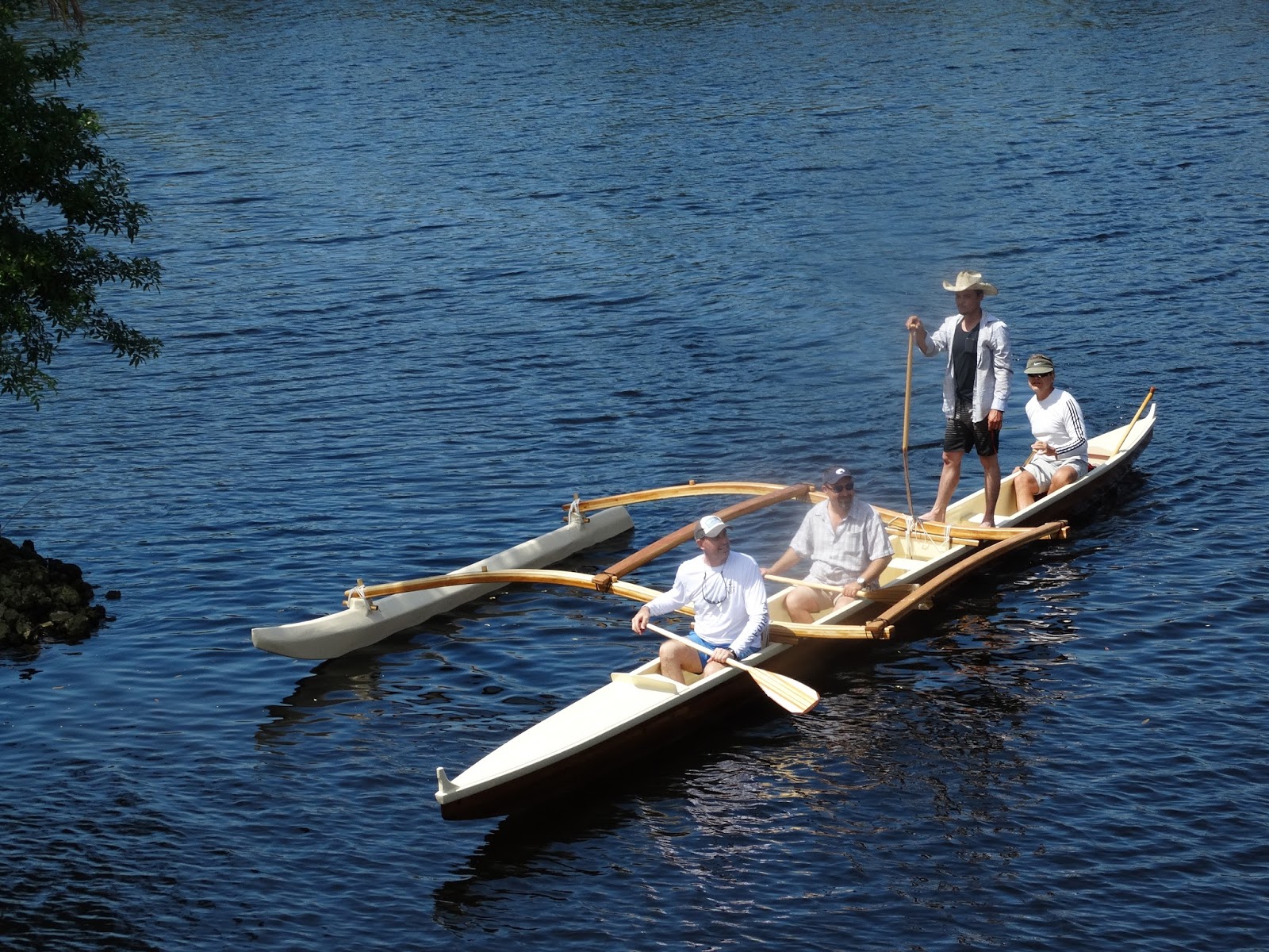 Outrigger Sailing Canoes