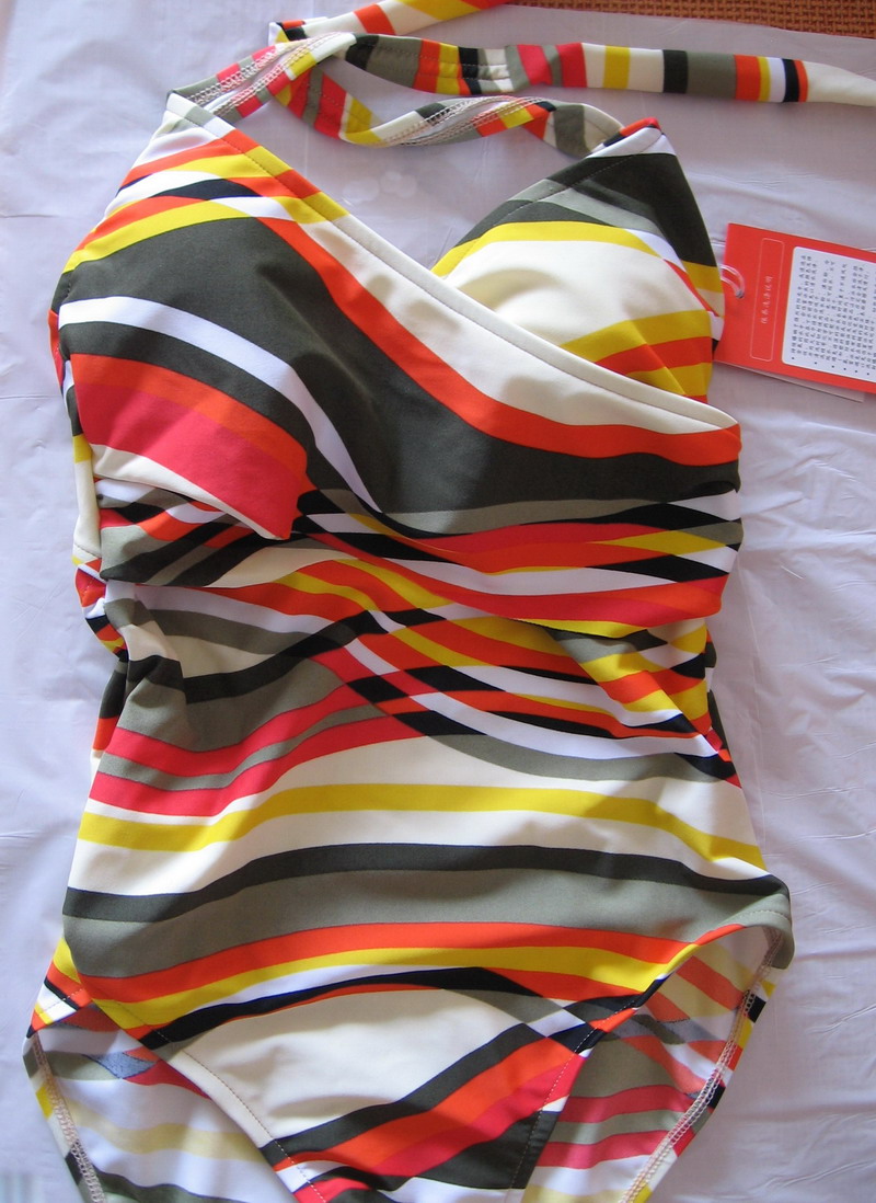 FASHION CARE 2U S201 Sexy Orange One Piece Swimsuit Swimwear