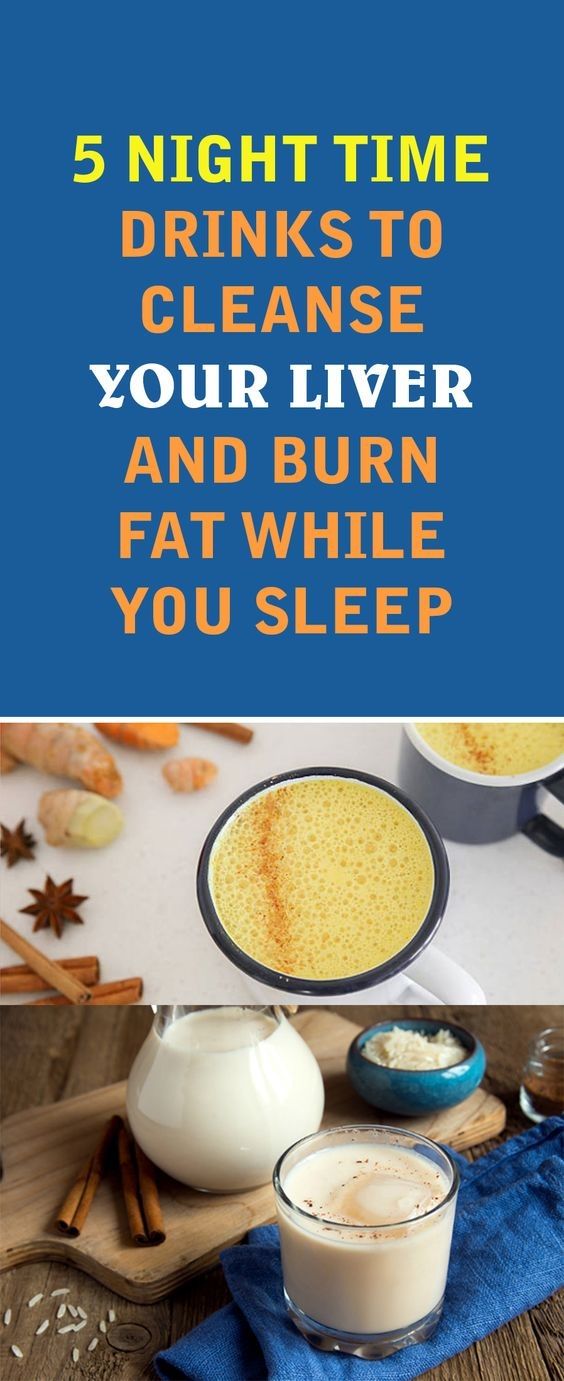 5 Nighttime Drinks To Cleanse Your Liver and Burn Fat While You Sleep
