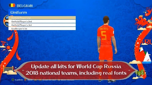 World Cup Russia 2018 Mode For PTE Patch PES 2017 World Cup Russia 2018 Mode For PTE Patch PES 2017