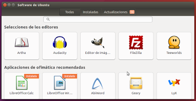 Software de Ubuntu