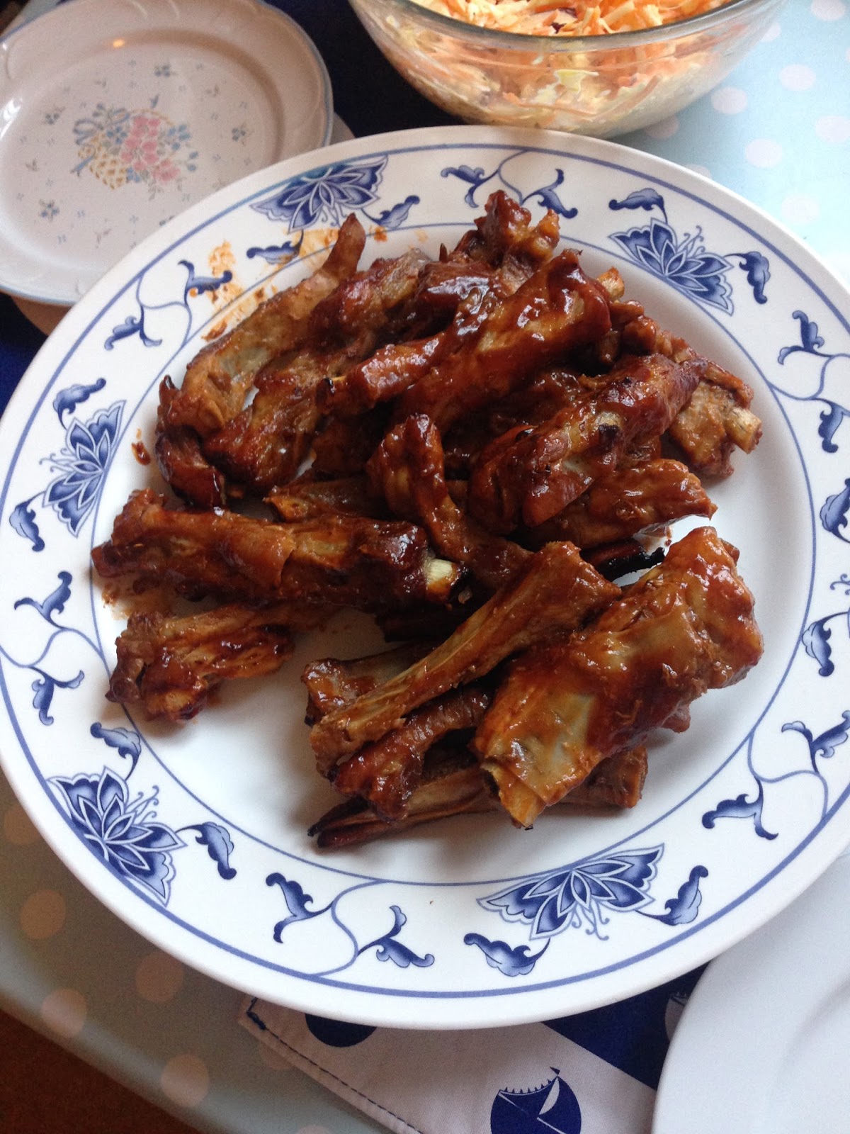 The Year We Cooked a Book Pork Spare Ribs with Coleslaw, Star Anise