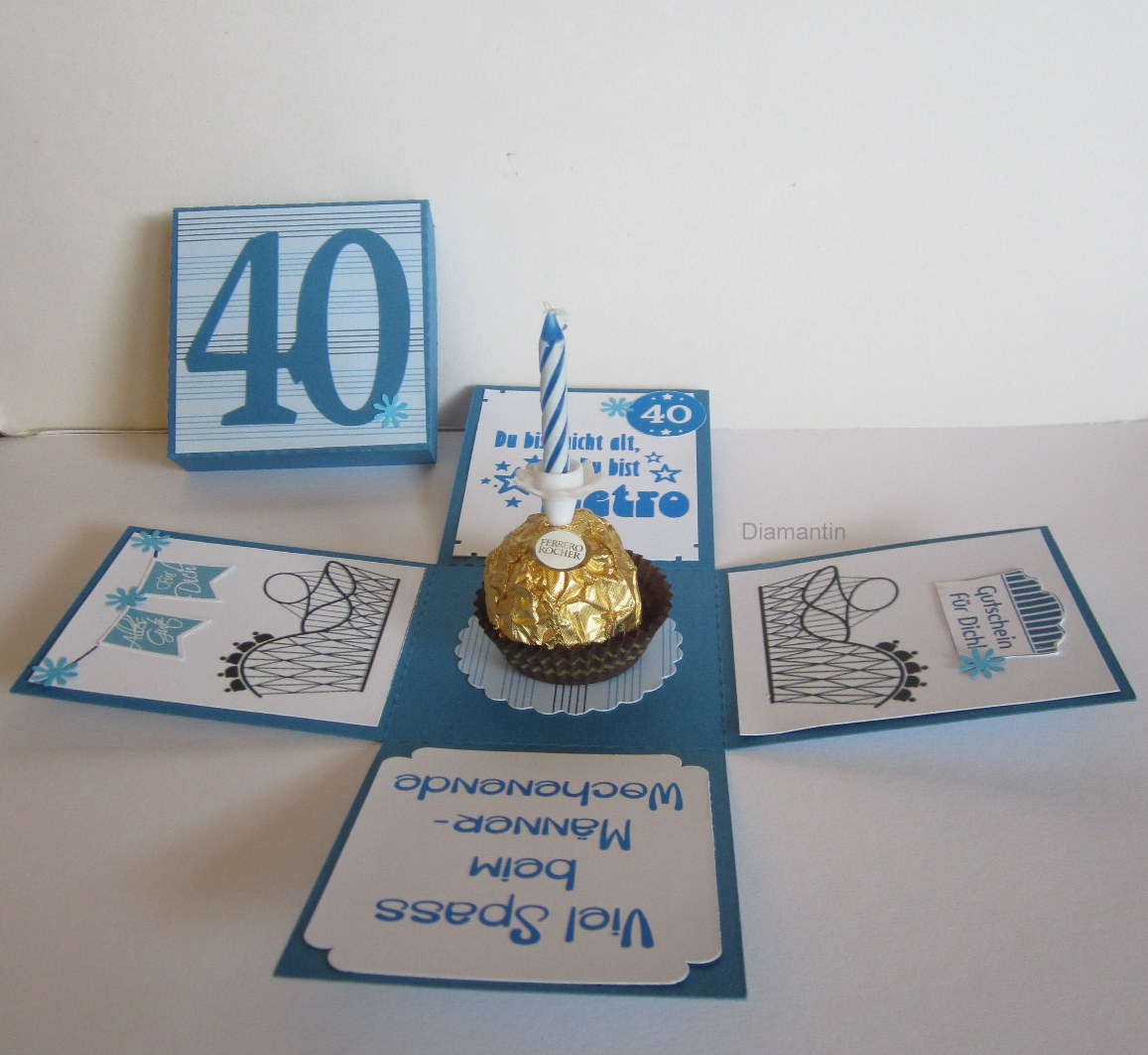 Diamantin S Hobbywelt Geburtstagsset Zum 40 Geburtstag