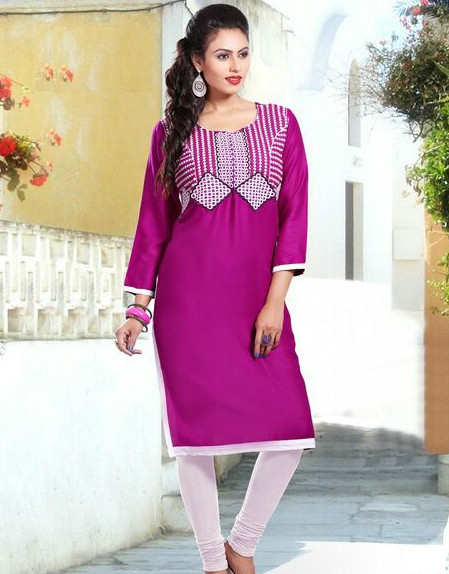 Latest Rayon Kurtis 2015