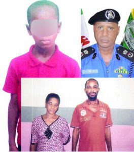 Photo: Akwa Ibom Police arrest couple who sold their three children including three-day-old baby for N150,000