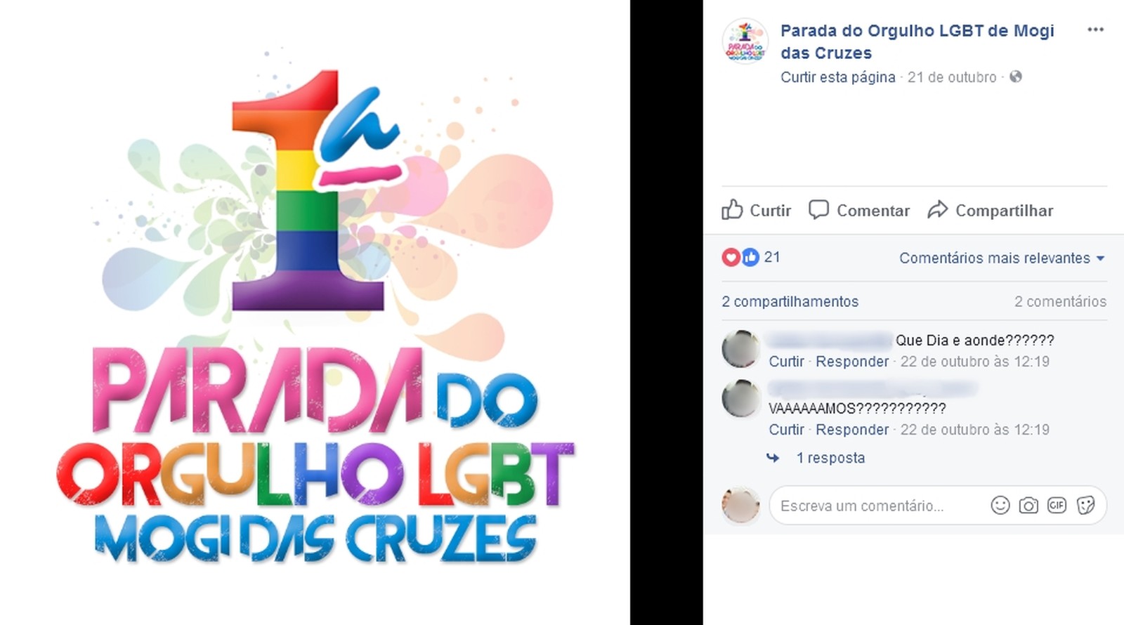 Autorização para Parada LGBT em Mogi é negada; Fórum acusa prefeitura de homofobia Autorização para Parada LGBT em Mogi é negada; Fórum acusa prefeitura de homofobia