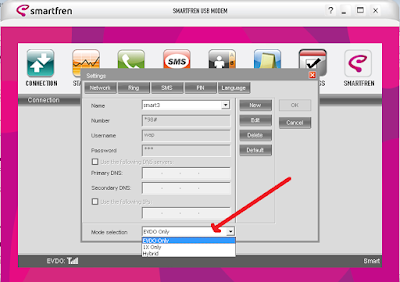 Mengoptimalkan Modem EVDO Smart