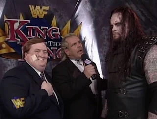 WWE / WWF - King of the Ring 1997 - Doc Hendrix interviews The Undertaker & Paul Bearer